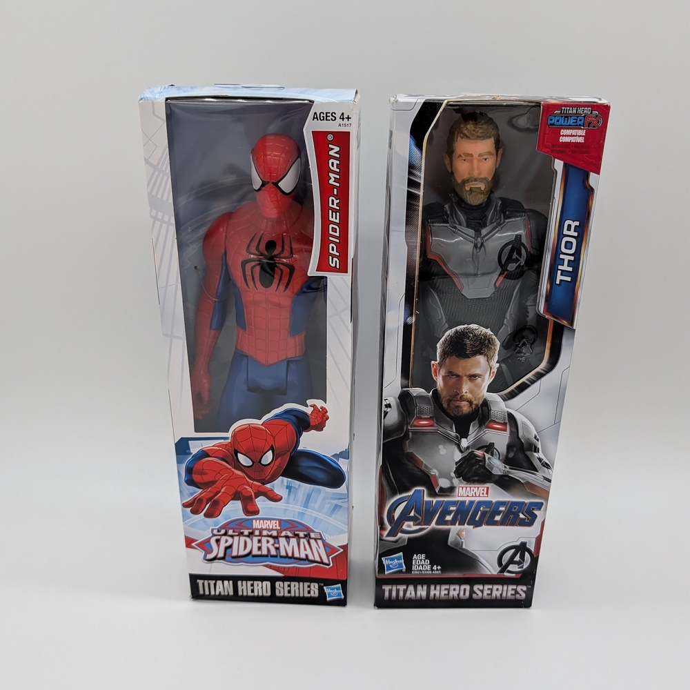 Marvel Spider-Man and Thor Action Figures